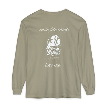 Thick Like Me longsleeved crewneck by Foxy Felons Originals