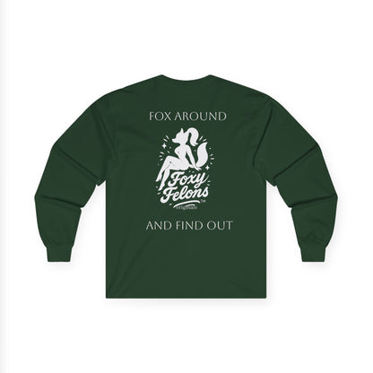 Fox Around longsleeved crewneck by Foxy Felons Originals
