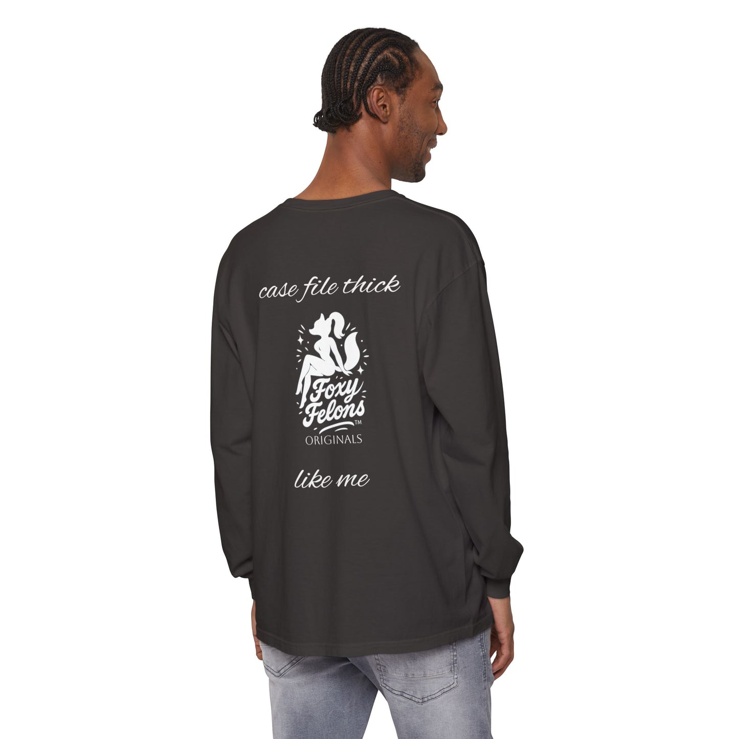 Thick Like Me longsleeved crewneck by Foxy Felons Originals