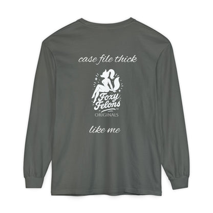 Thick Like Me longsleeved crewneck by Foxy Felons Originals
