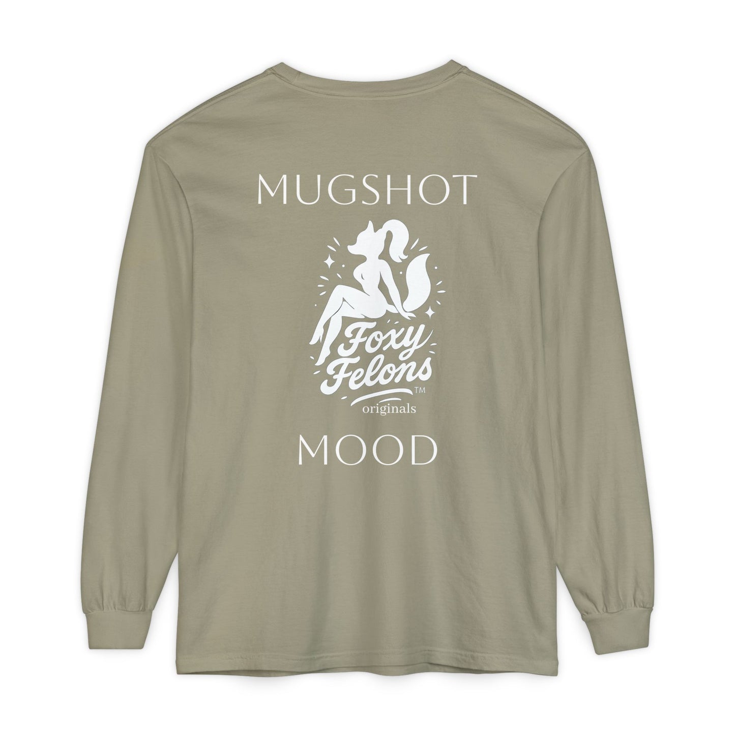 Mugshot Mood longsleeved crewneck by Foxy Felons Originals