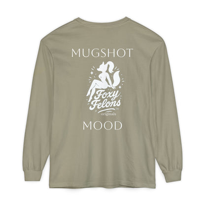 Mugshot Mood longsleeved crewneck by Foxy Felons Originals